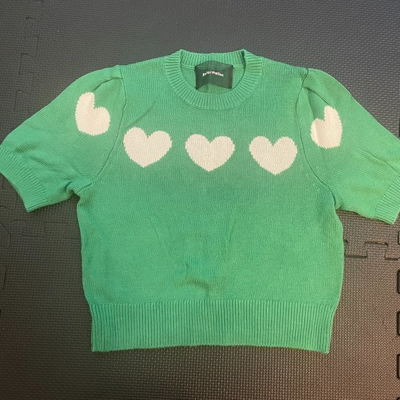Reformation - Hearts Sweater - Picture 1 of 2